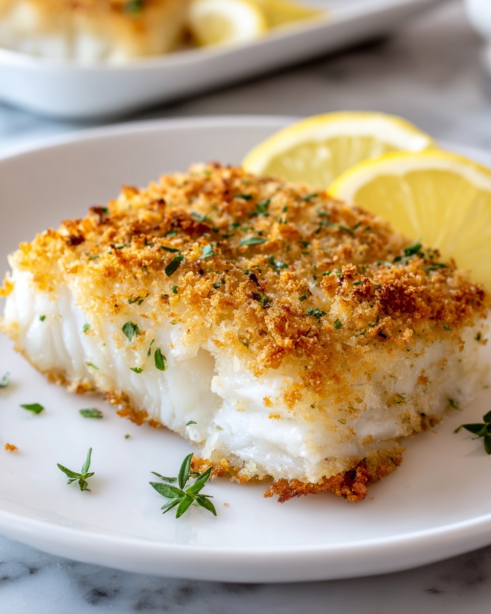 Panko Parmesan Baked Cod Recipe - Recipe Image