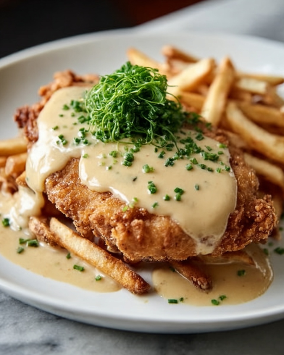 Chicken Fried Steak with Creamy Gravy Recipe - Recipe Image