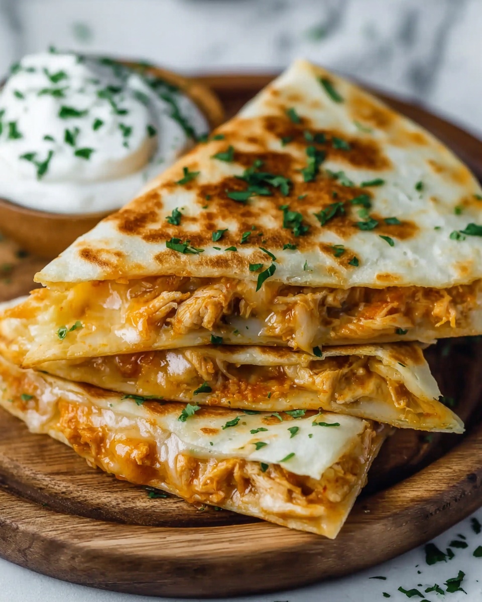 Buffalo Chicken Quesadillas Recipe - Recipe Image