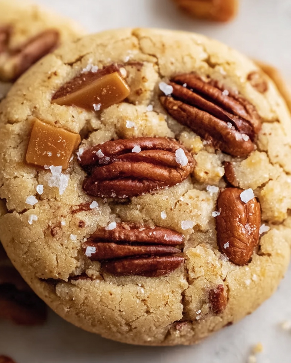 Salted Caramel Pecan Chocolate Chip Cookies Recipe - Recipe Image
