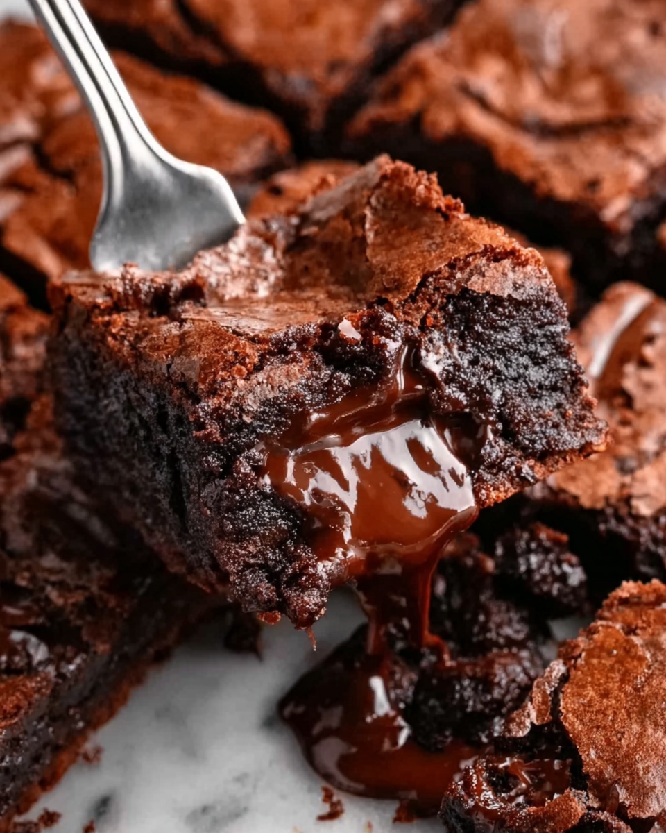 Peanut Butter Chocolate Fudge Brownies Recipe - Recipe Image