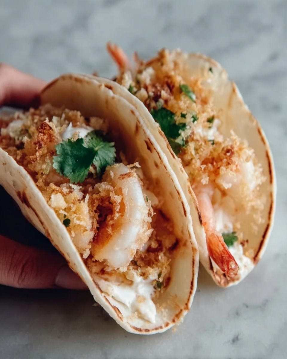 Coconut Shrimp Tacos with Habanero Lime Butter Recipe - Recipe Image