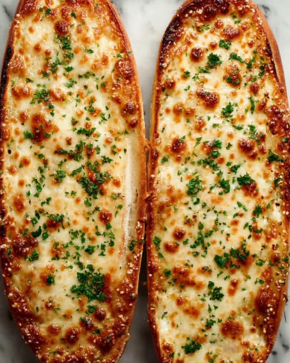 Easy Cheesy Garlic Bread Recipe - Recipe Image