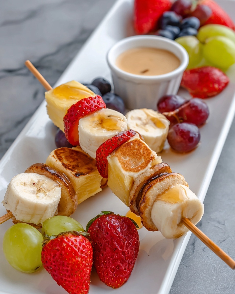 Breakfast Kabobs with Maple Fruit Dip Recipe - Recipe Image