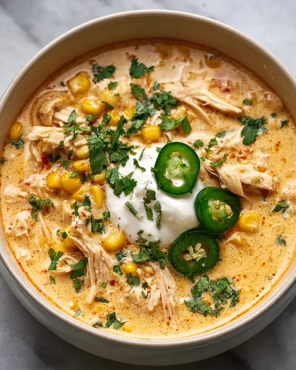 Mexican Street Corn White Chicken Chili Recipe - Recipe Image