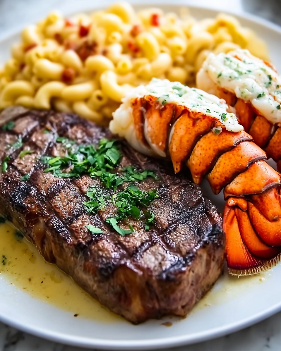Steak and Lobster Dinner Recipe - Recipe Image