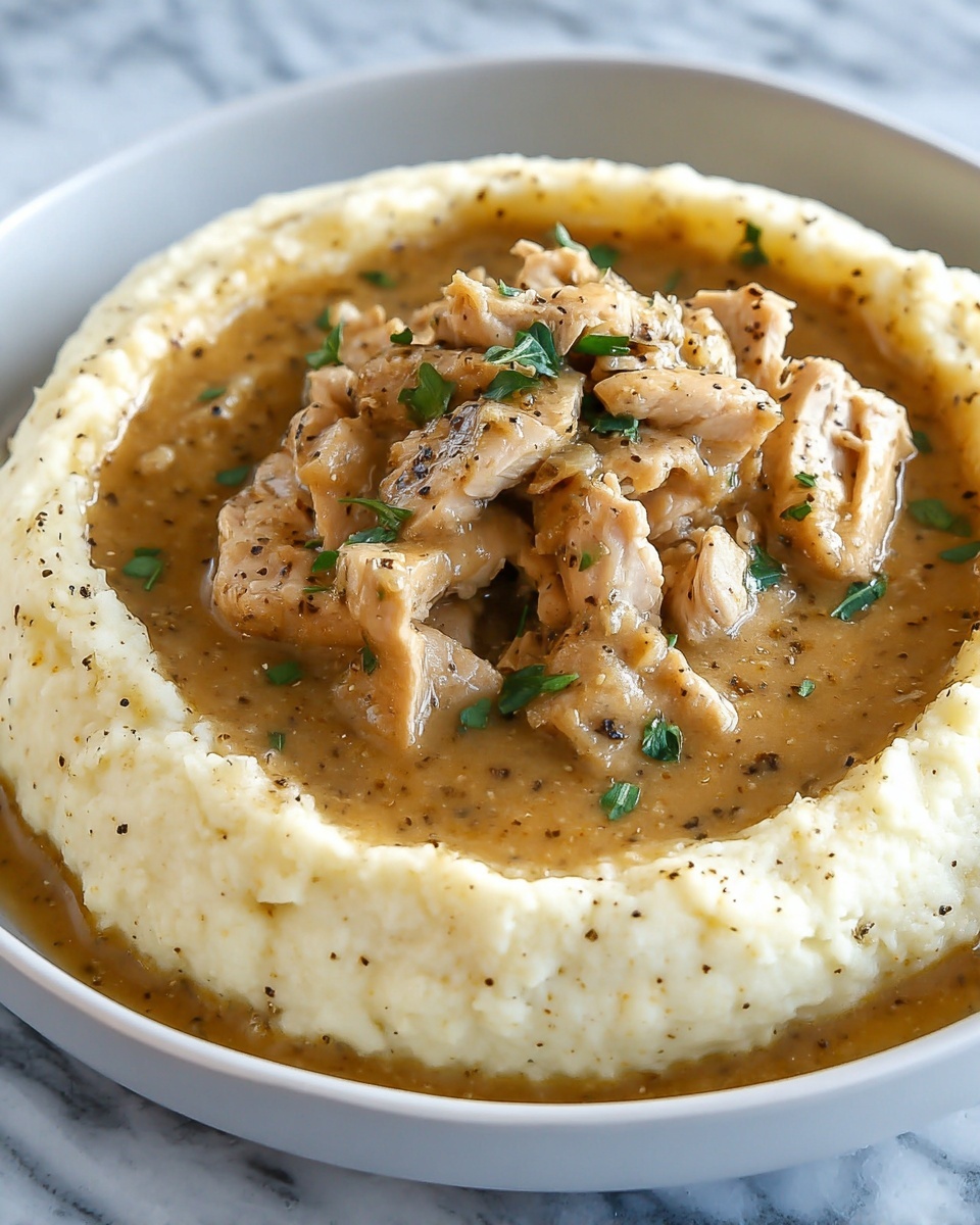 Homestyle Chicken and Gravy Recipe - Recipe Image