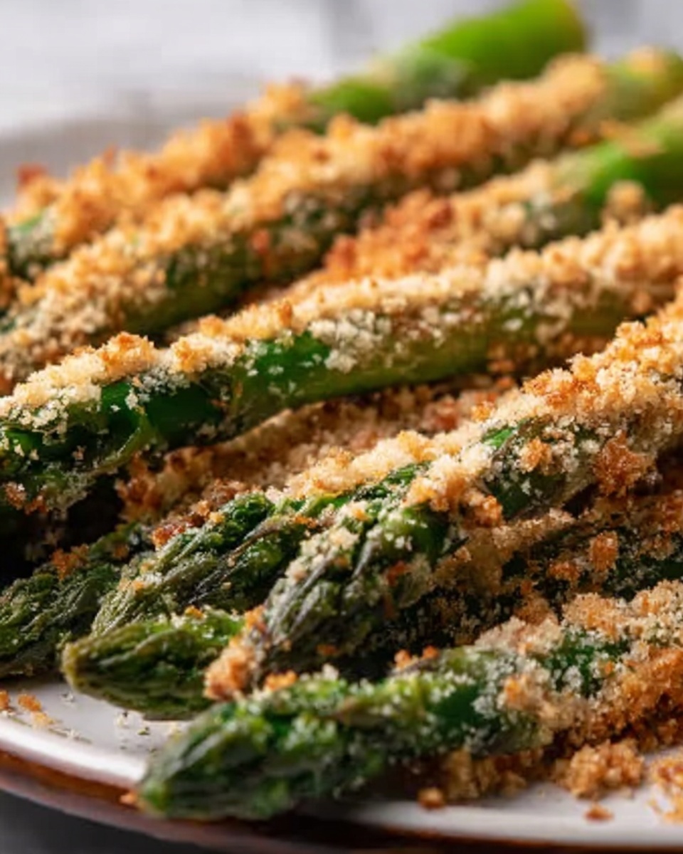 Crispy Parmesan Asparagus Sticks Recipe - Recipe Image