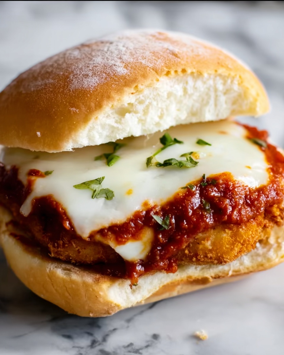 Chicken Parmesan Sandwiches Recipe - Recipe Image