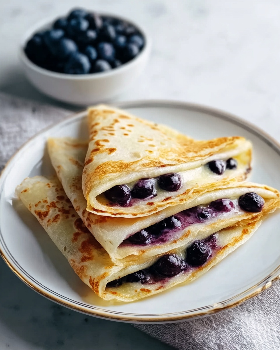 Blueberry Breakfast Quesadilla Recipe - Recipe Image