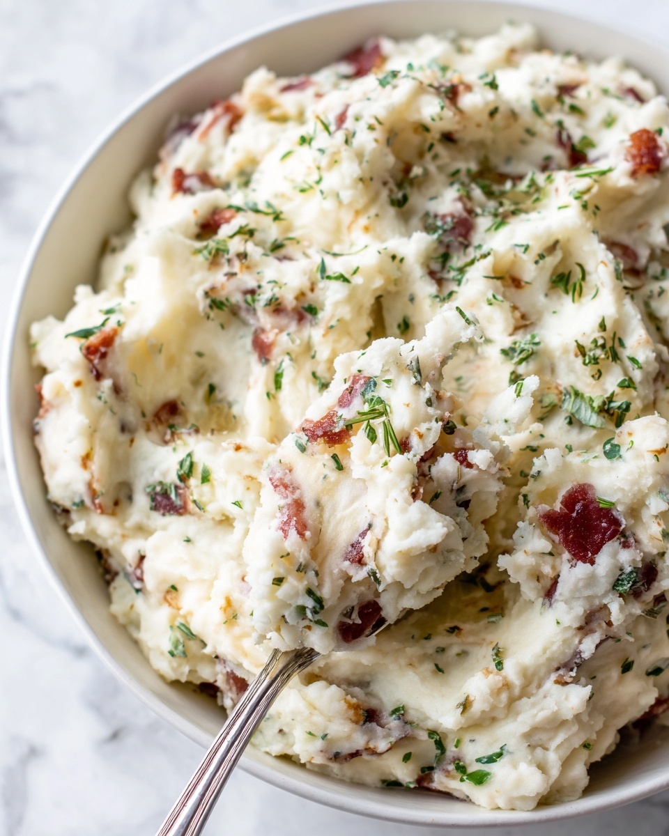 Easy Garlic Mashed Potatoes Recipe - Recipe Image