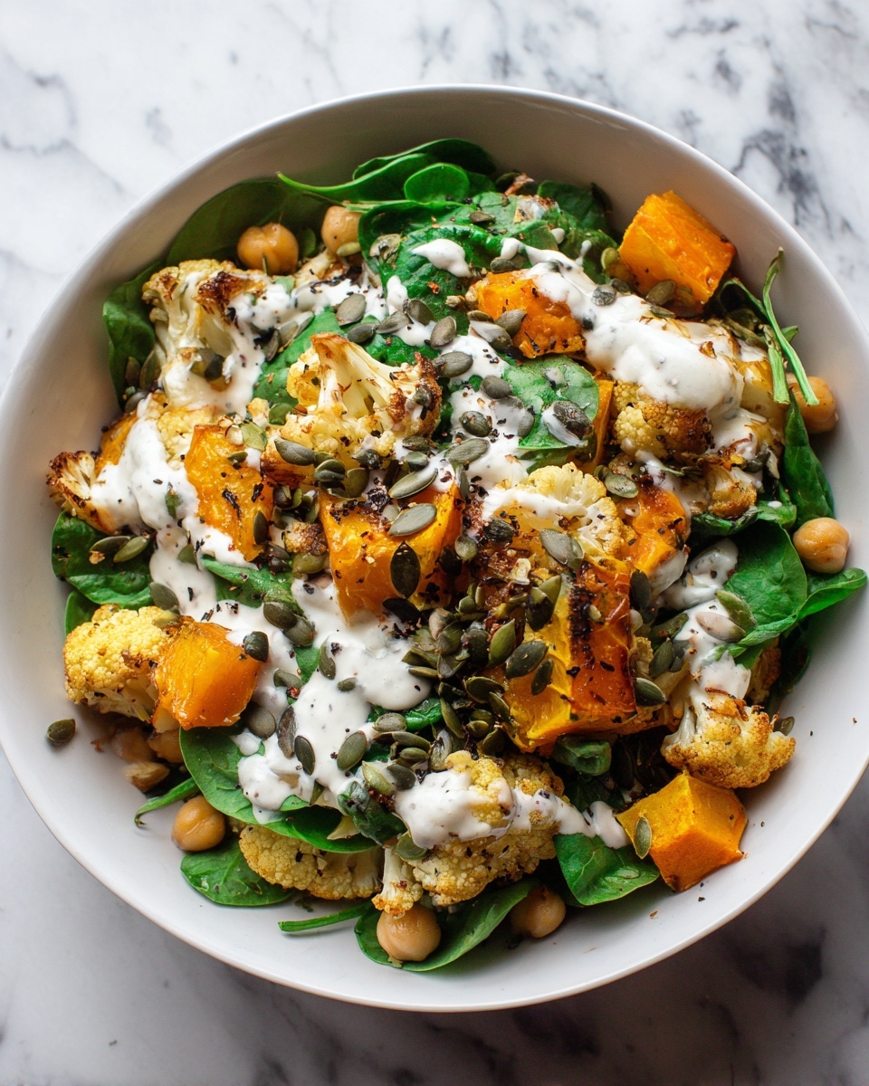 Anti-Inflammatory Glow Bowl with Tahini Yogurt Recipe - Recipe Image