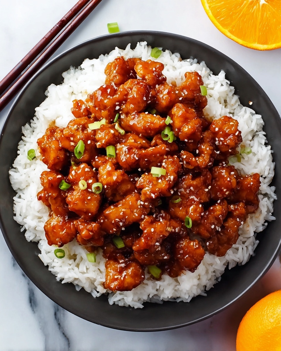 Zesty Chinese Orange Chicken Recipe - Recipe Image
