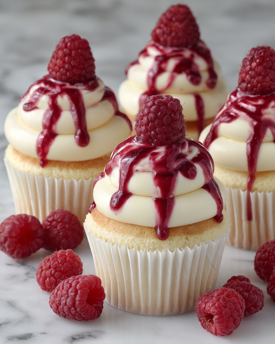 Raspberry Cheesecake Cupcakes Recipe - Recipe Image