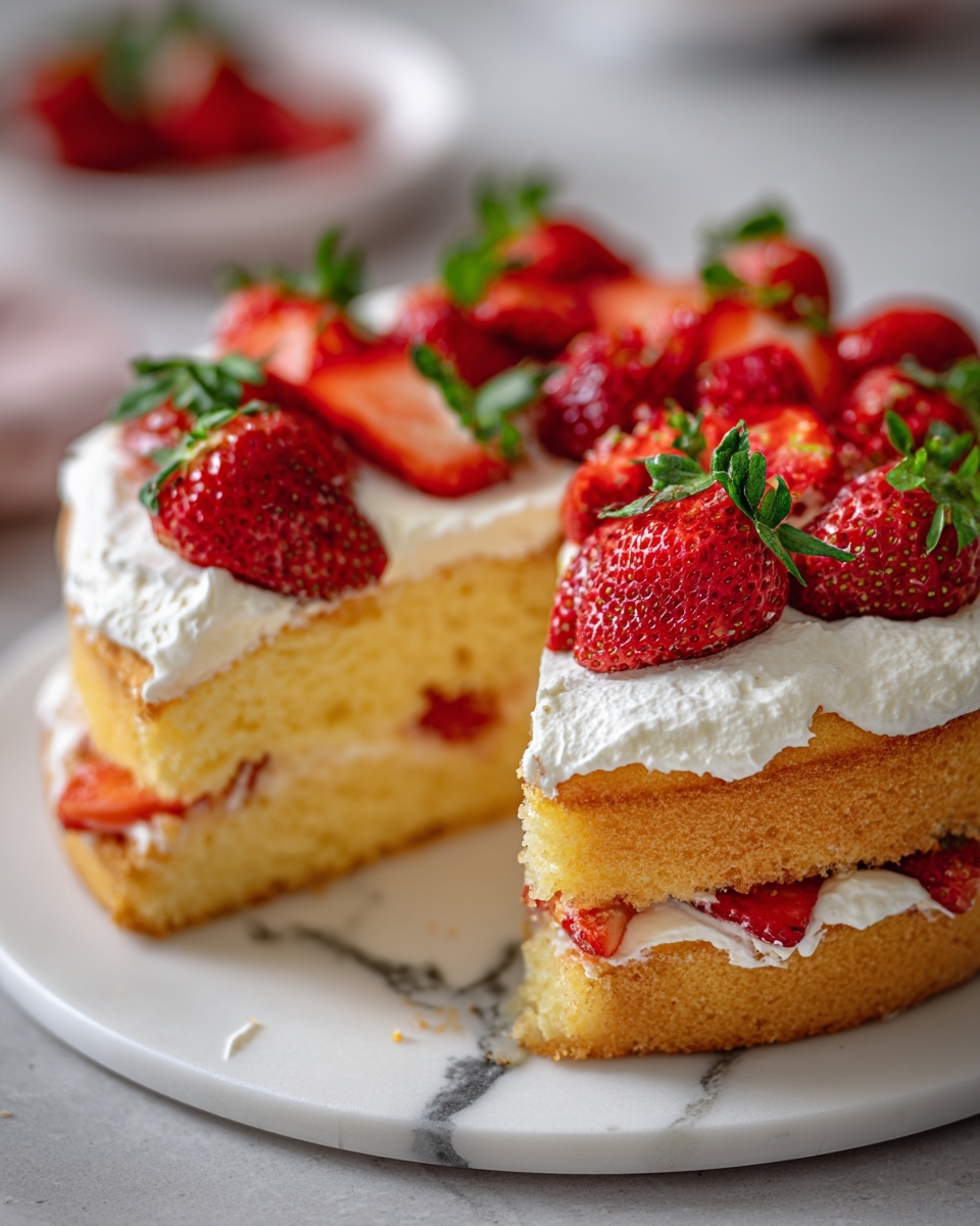 Lemon Cream Cheese Strawberry Pound Cake Recipe - Recipe Image