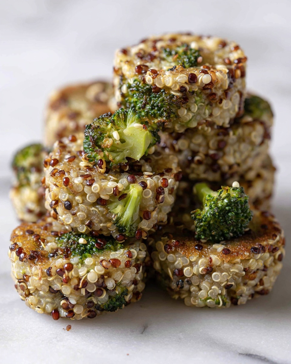 Broccoli Cheddar Quinoa Bites Recipe - Recipe Image