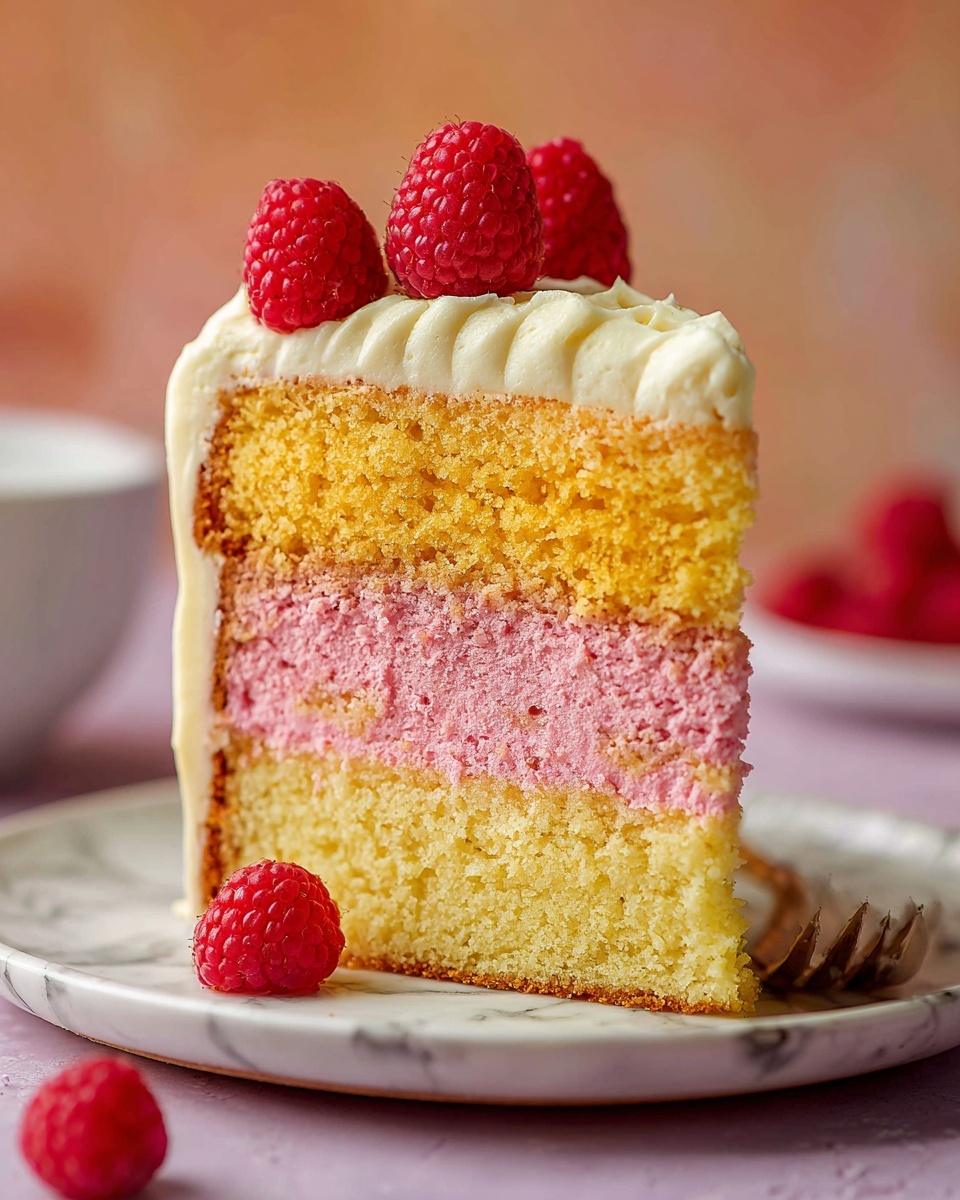 Spring Cheesecake Cake with Fresh Mixed Berries Recipe - Recipe Image