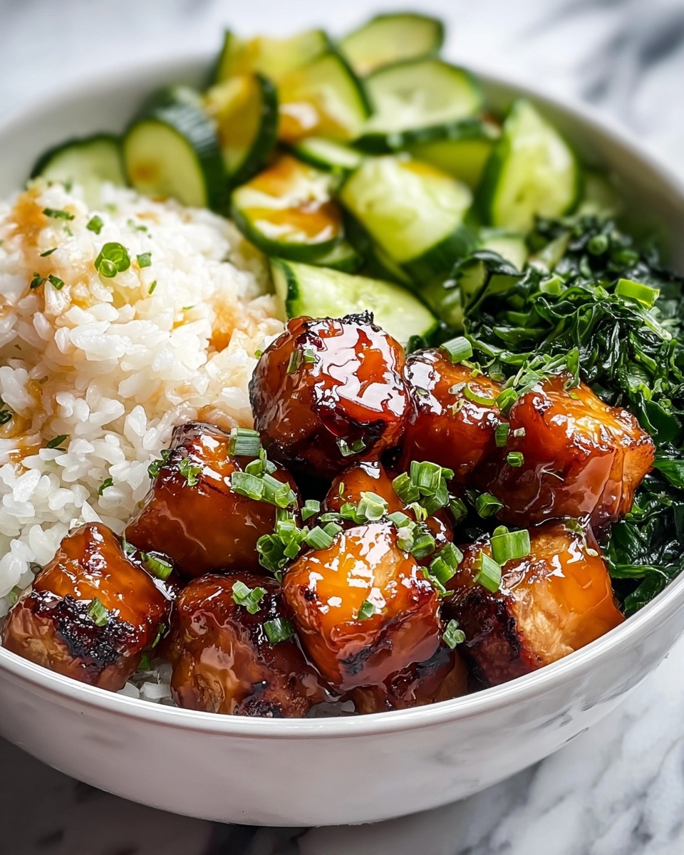 Honey Garlic Chicken Bowl Recipe - Recipe Image