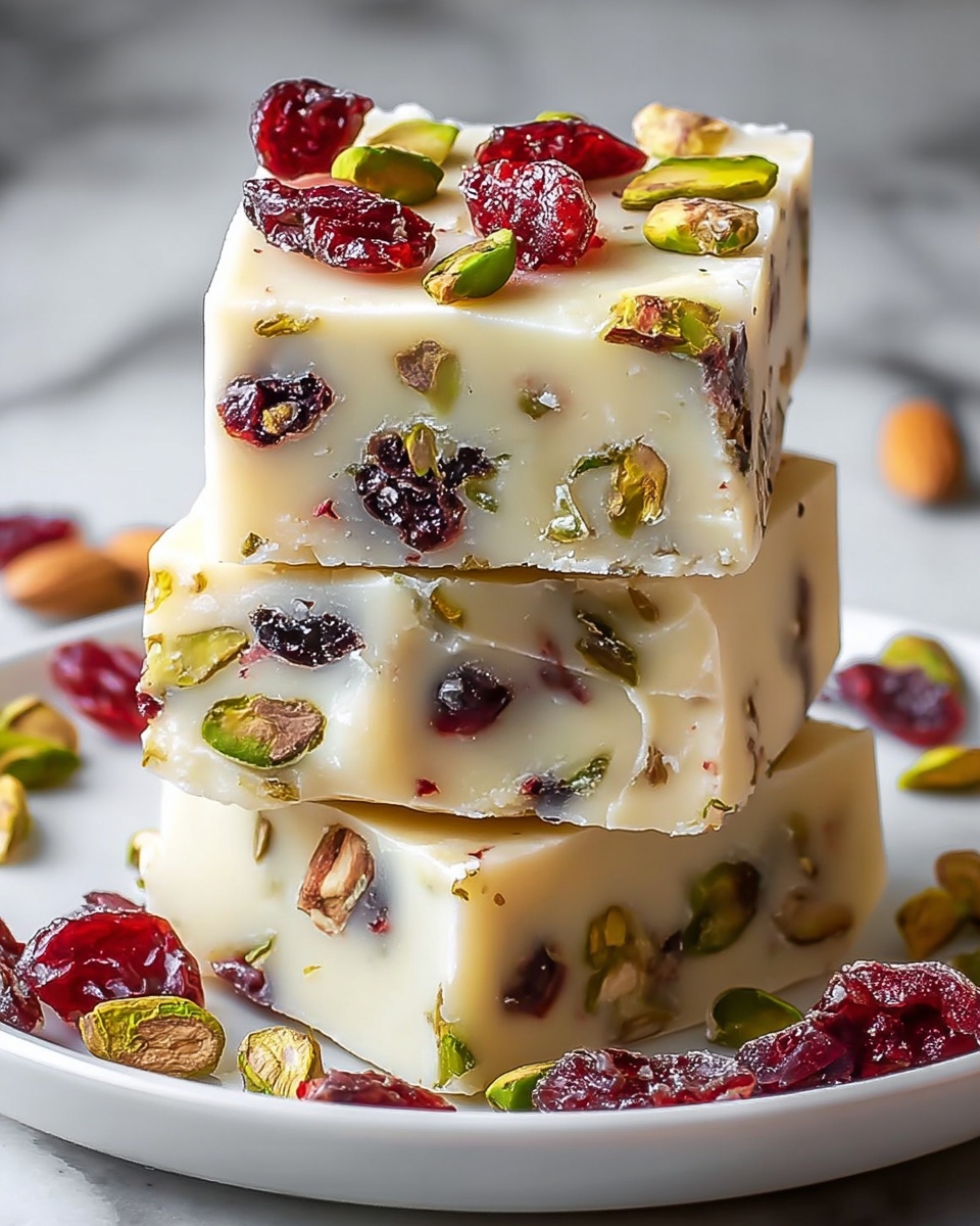 Cranberry Pistachio Shortbread: A Festive Holiday Recipe - Recipe Image