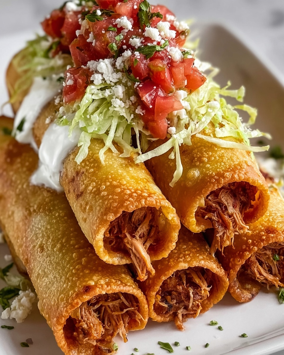 Crispy Chicken Taquitos Recipe - Recipe Image