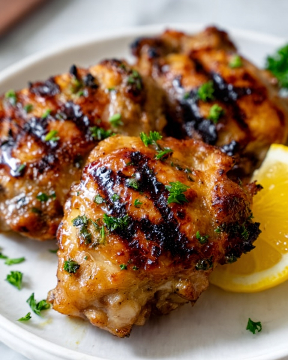 Juicy Grilled Chicken Thighs Recipe - Recipe Image