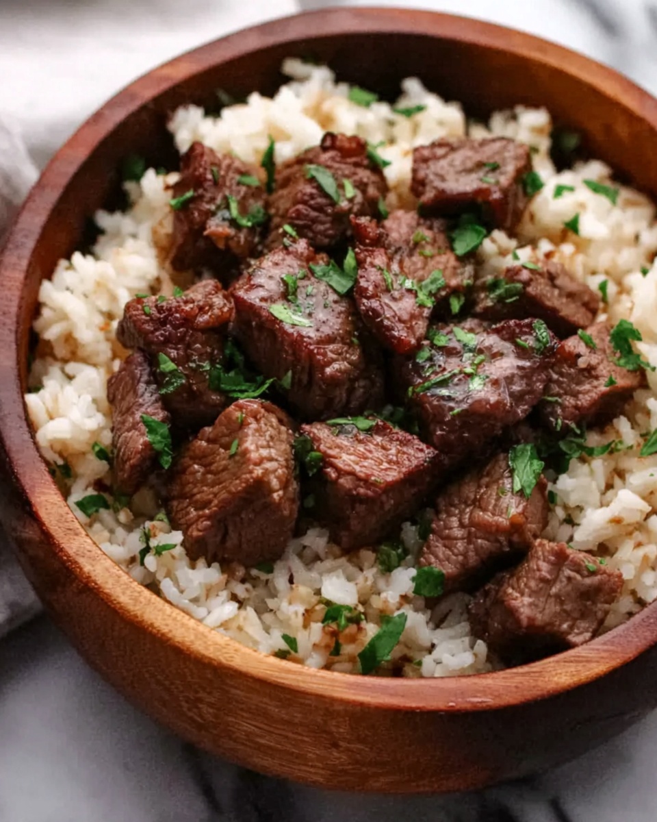 Beef Tips and Rice Recipe - Recipe Image