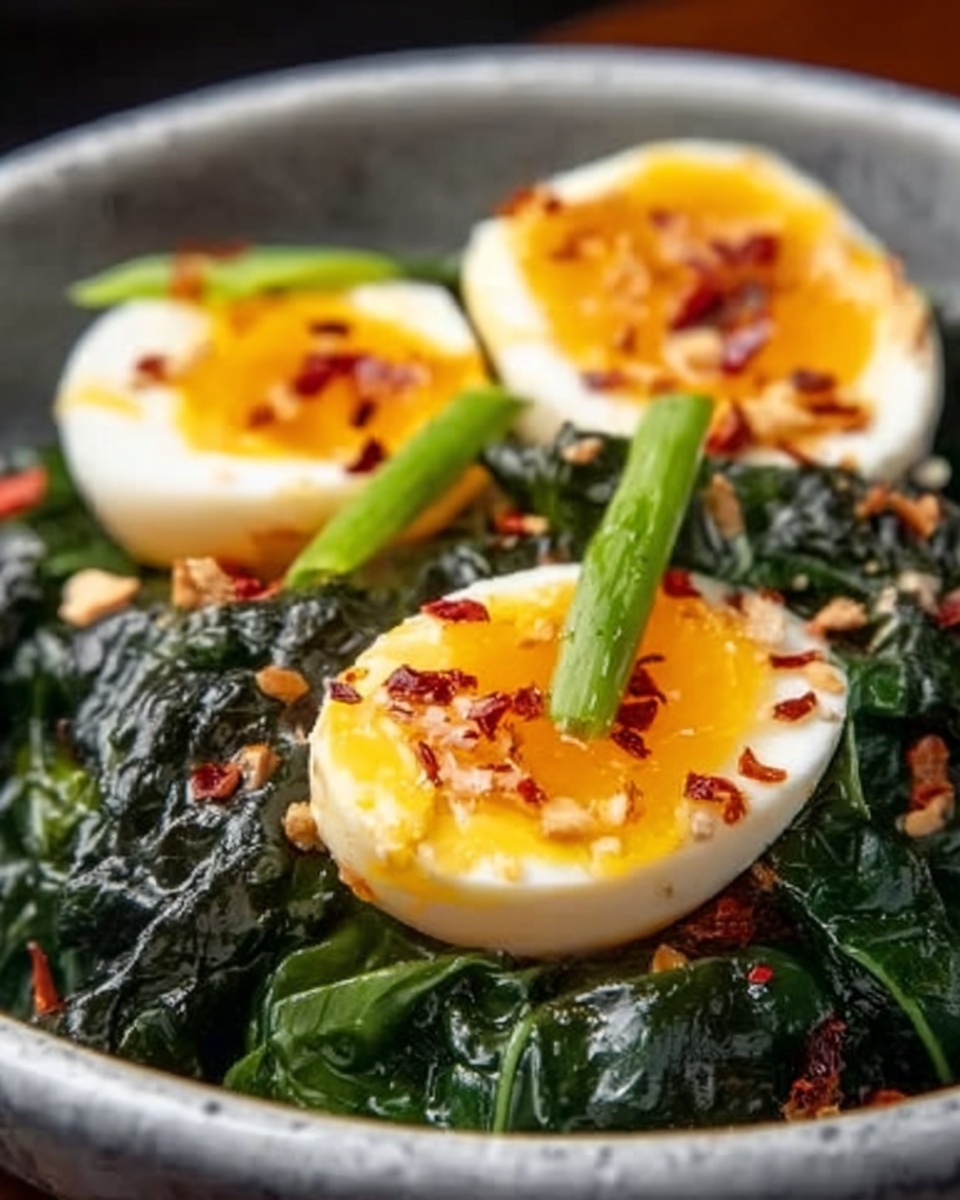 Spinach and Egg Stir-Fry Recipe - Recipe Image