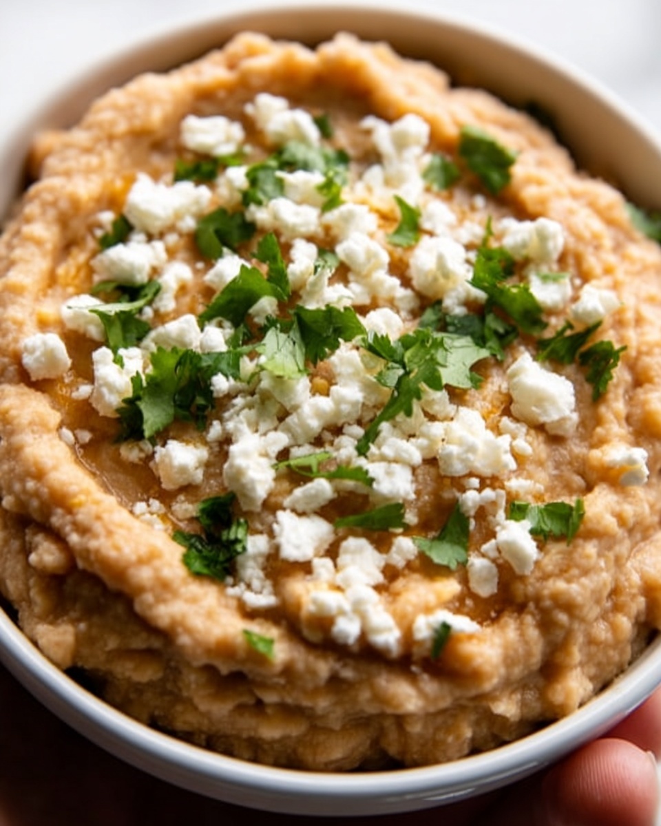 Creamy Slow Cooker Refried Beans Recipe - Recipe Image