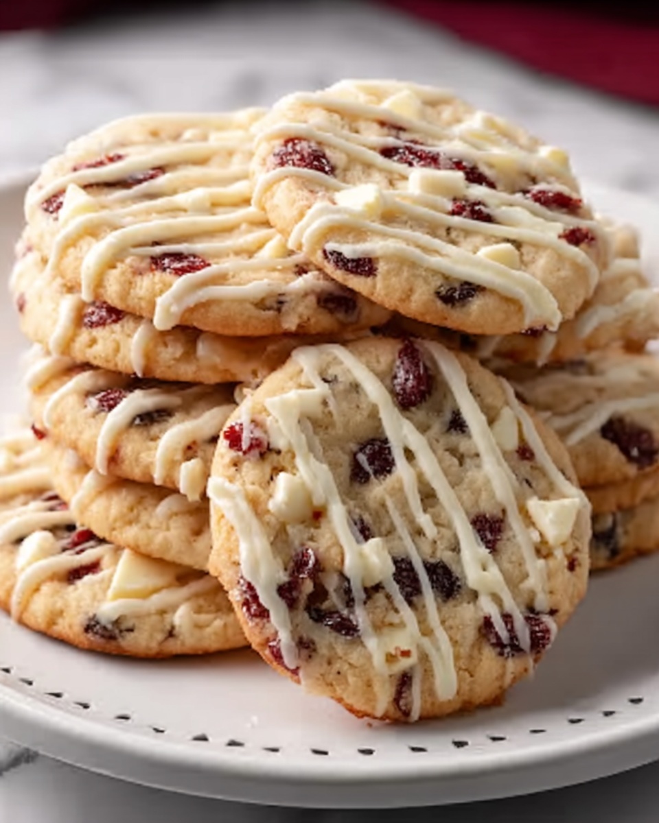 White Chocolate Cranberry Orange Cookies Recipe - Recipe Image