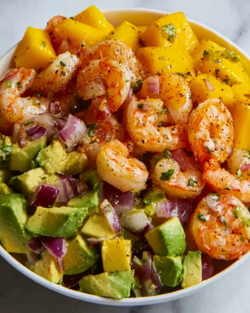 Mango Avocado Shrimp Salad Recipe - Recipe Image
