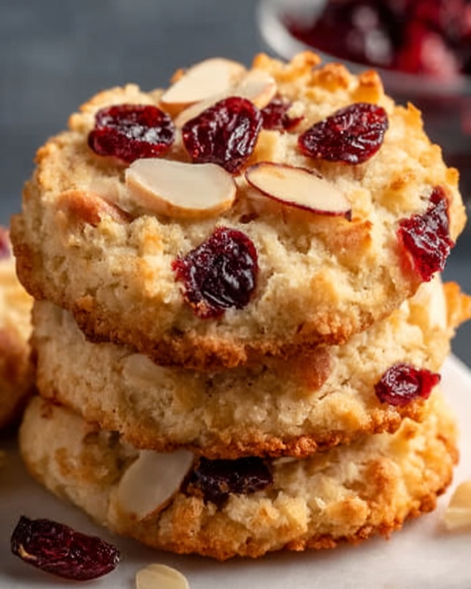 Gluten-Free Almond Flour Cookies with Cranberries and Maple Syrup Recipe - Recipe Image