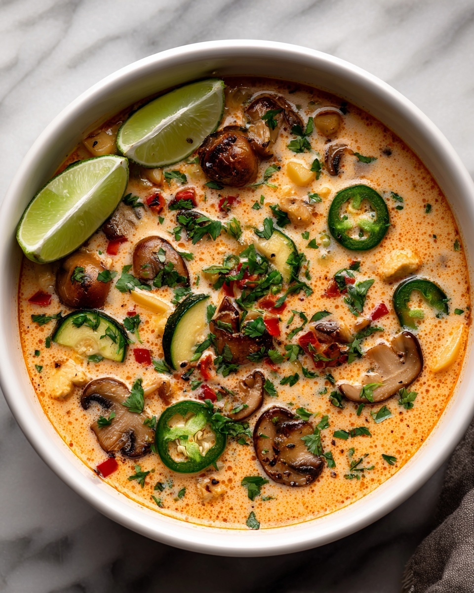Easy Thai Chicken Curry Soup Recipe - Recipe Image