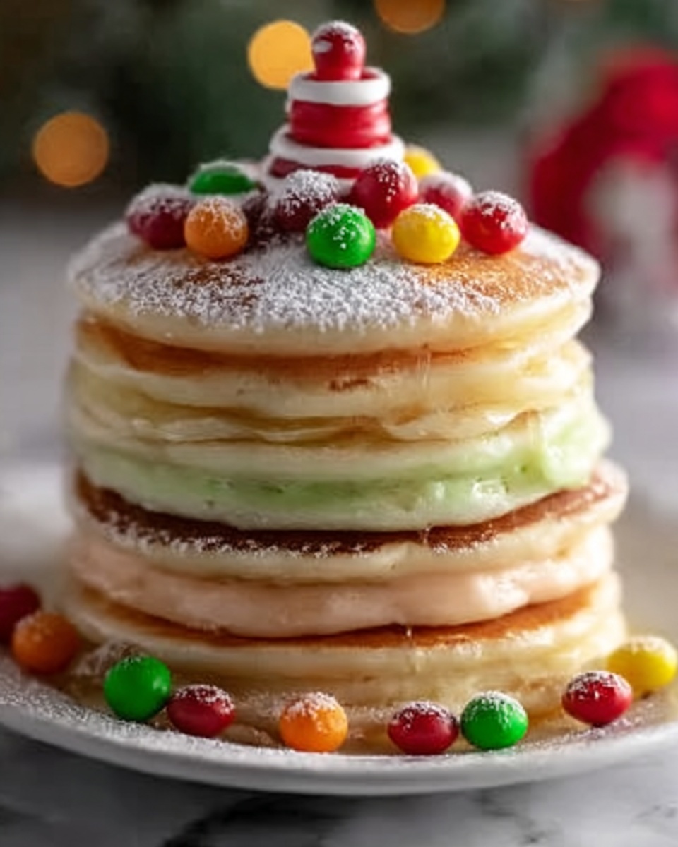 Christmas Tree Pancakes Recipe - Recipe Image