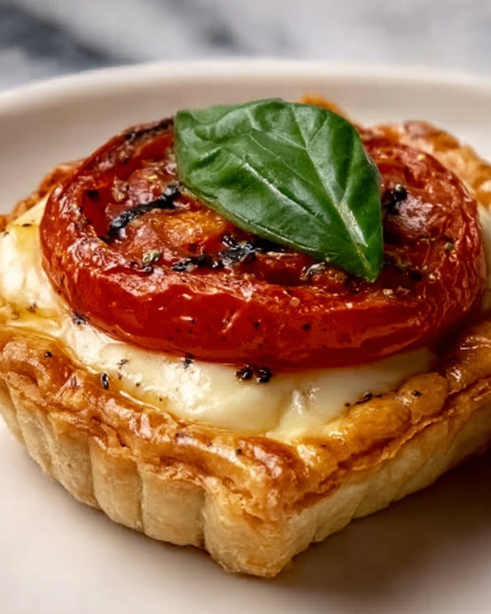Caprese Puff Pastry Bundles Recipe - Recipe Image
