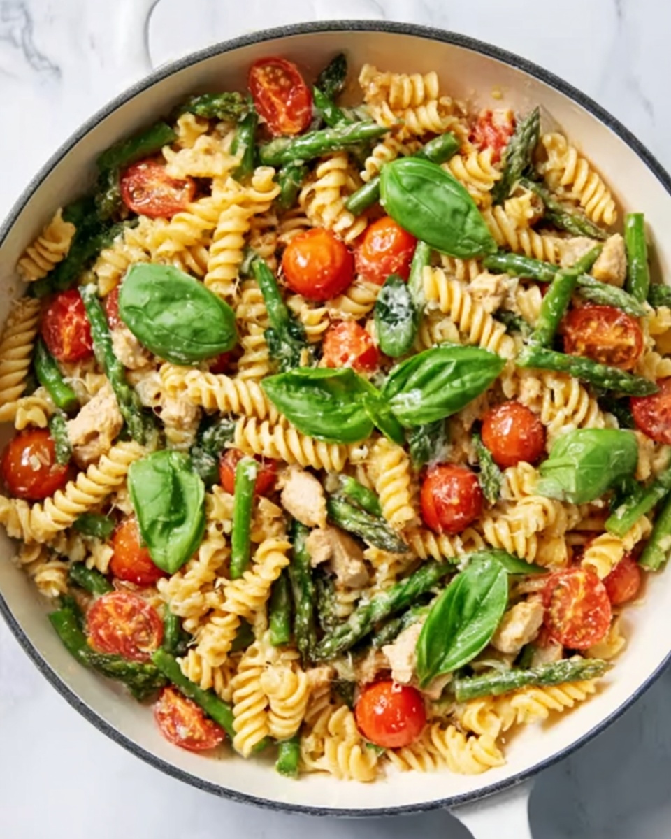 One-Pot Pasta Primavera Recipe - Recipe Image