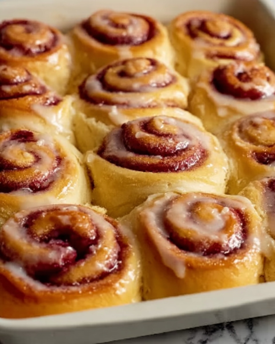 Raspberry Swirl Sweet Rolls Recipe - Recipe Image