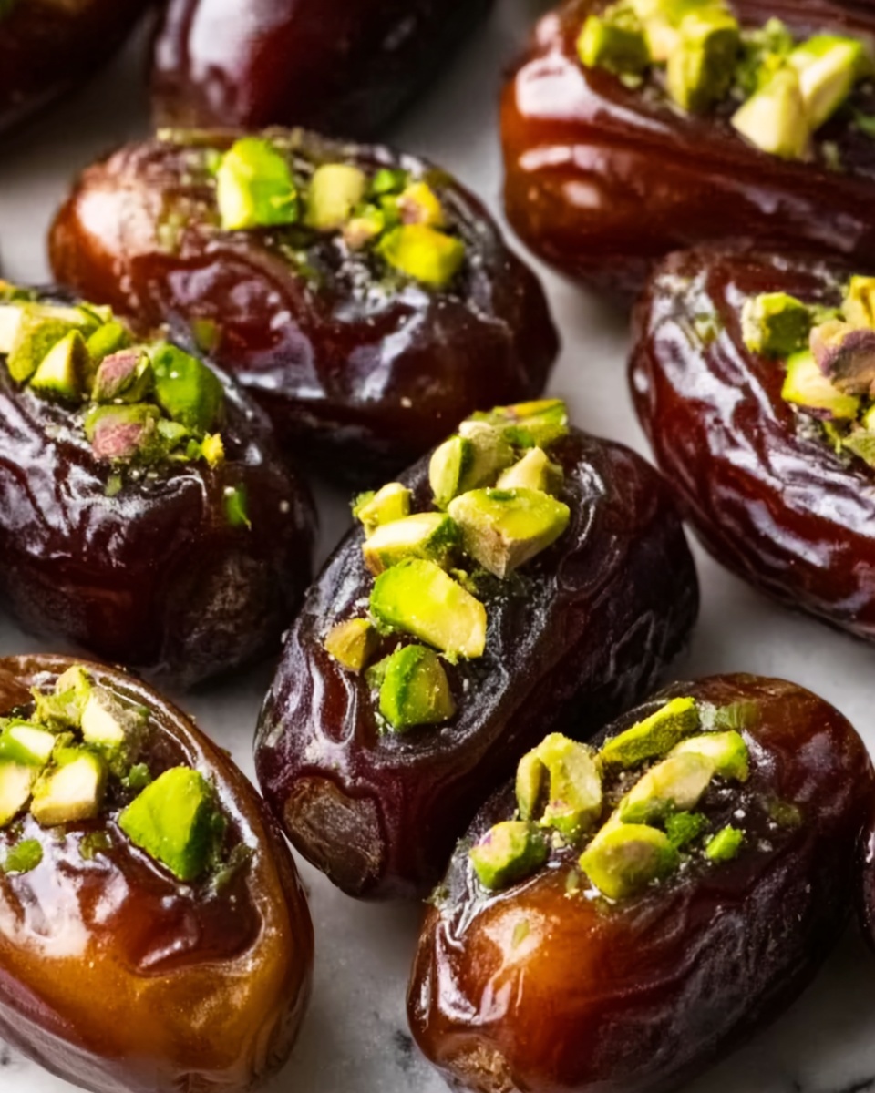 Honey Pistachio Ricotta Stuffed Dates Recipe - Recipe Image