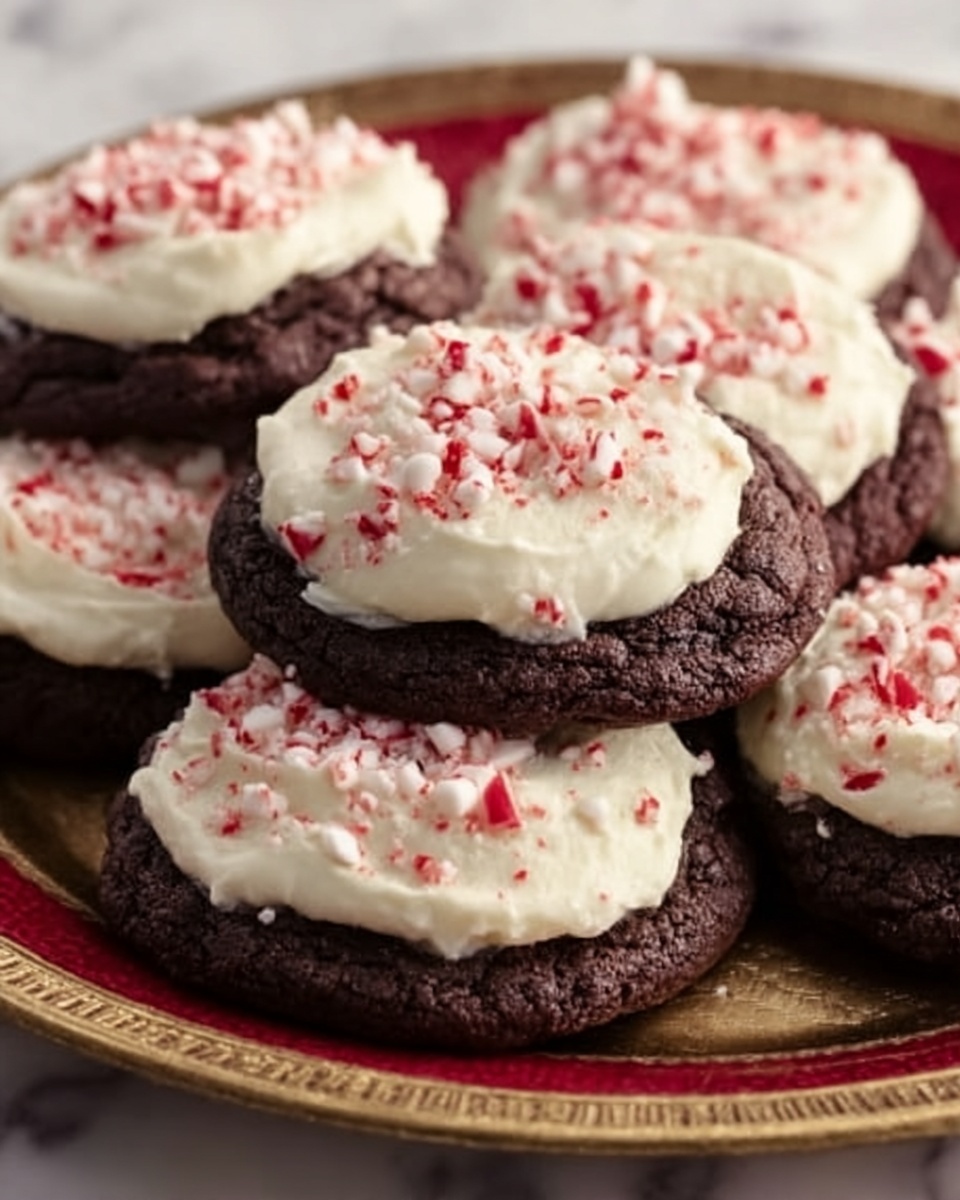 Hot Cocoa Peppermint Cookies Recipe - Recipe Image