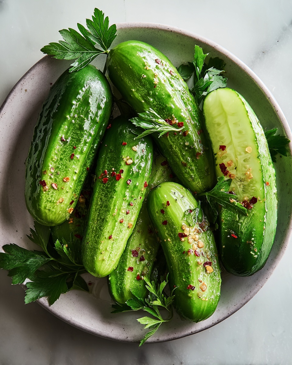 Sumac Cucumbers: A Refreshing and Zesty Side Dish Recipe - Recipe Image