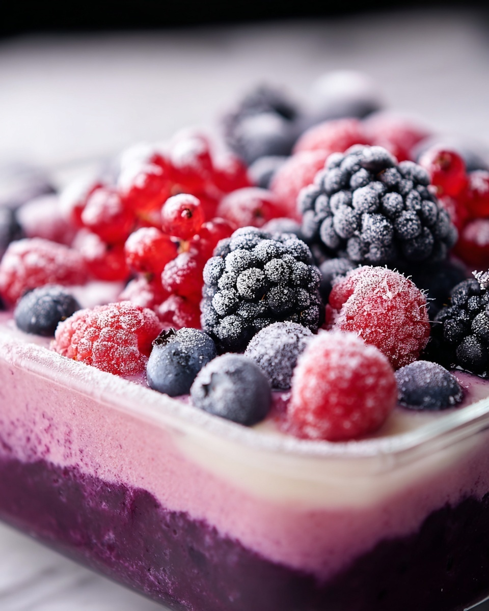 Berry Bliss Frozen Fruit Salad Recipe - Recipe Image