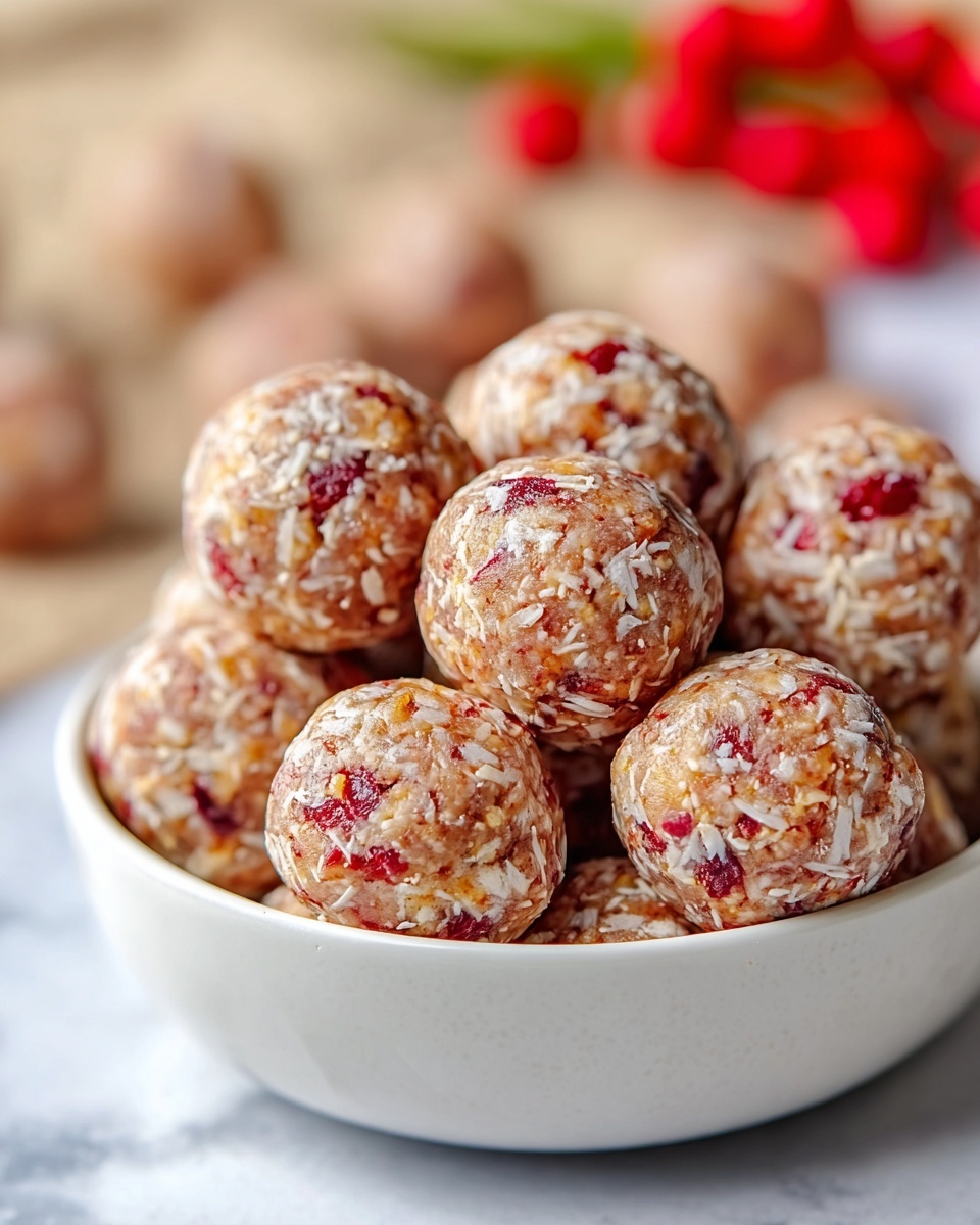 Strawberry Protein Balls: Perfect & Healthy Snack Recipe - Recipe Image