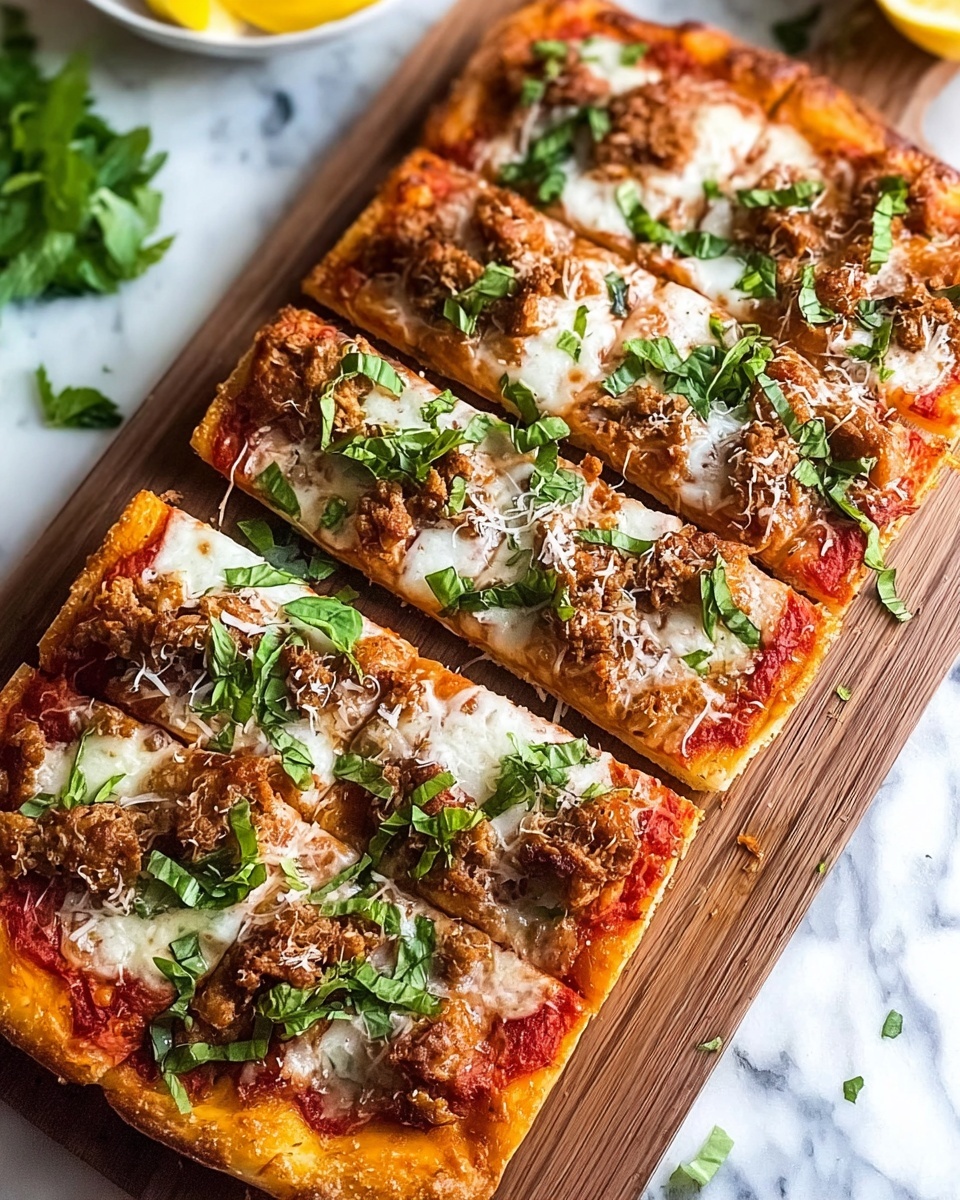 Tandoori Chicken Garlic Bread Recipe - Recipe Image