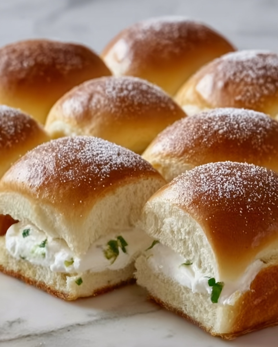 Italian Vanilla Cream Filled Rolls Recipe - Recipe Image