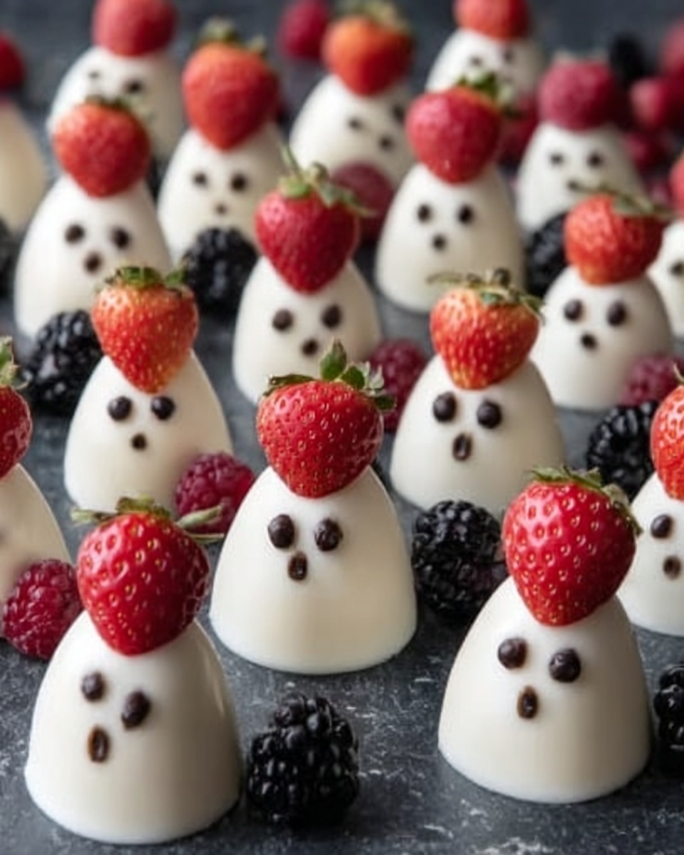 Spooky Strawberry Ghosts Recipe - Recipe Image