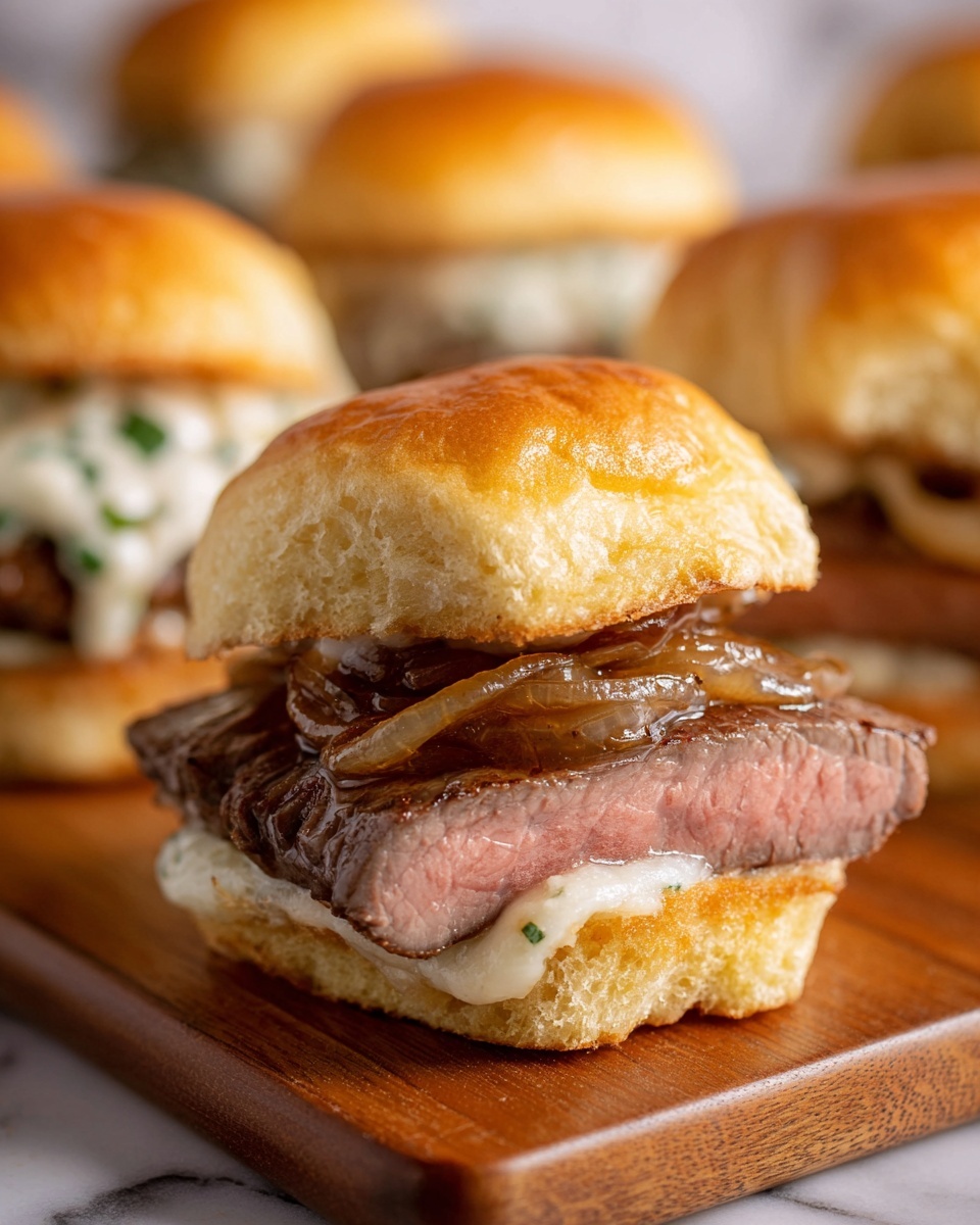 Cowboy Butter Steak Sliders Recipe - Recipe Image