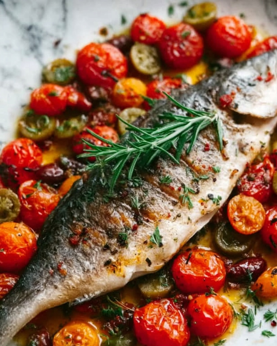 Mediterranean Baked Fish Delight Recipe - Recipe Image