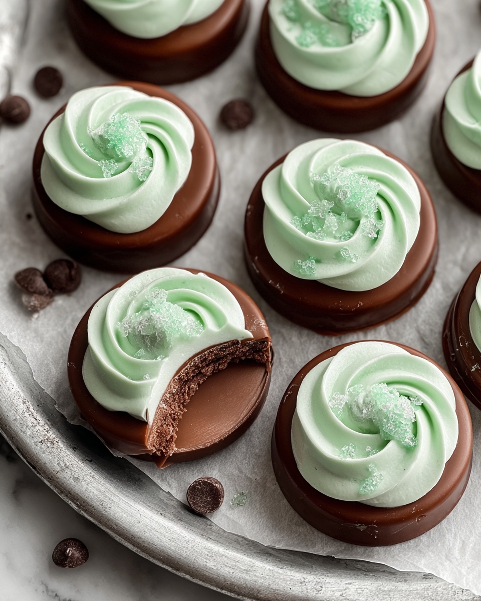Chocolate Mint Creams Recipe - Recipe Image