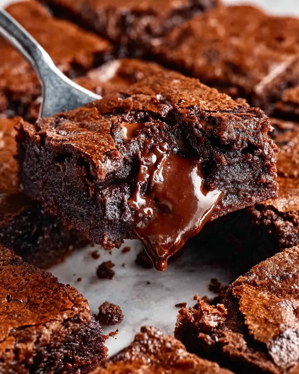 Peanut Butter Chocolate Fudge Brownies Recipe - Recipe Image