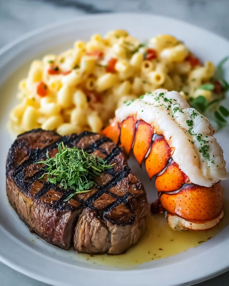Steak and Lobster Dinner Recipe - Recipe Image