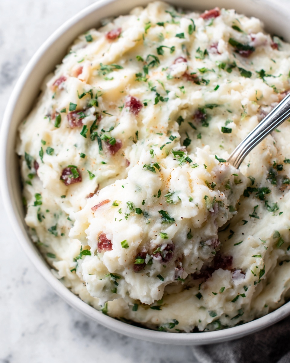 Easy Garlic Mashed Potatoes Recipe - Recipe Image